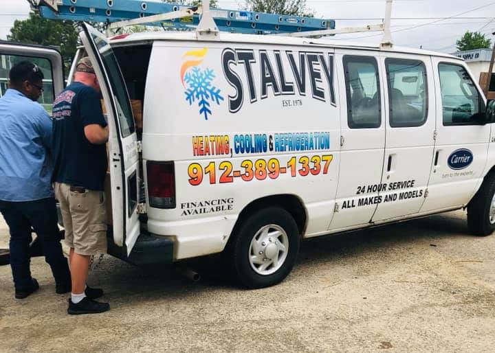 Stalvey Heating & Cooling truck